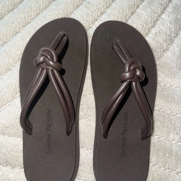 Emme Parsons Brown Sandals - Picture 4 of 6